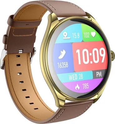 Produktbild von HOCO Smartwatch mit Sprechfunktion AMOLED Y22 champagner gold