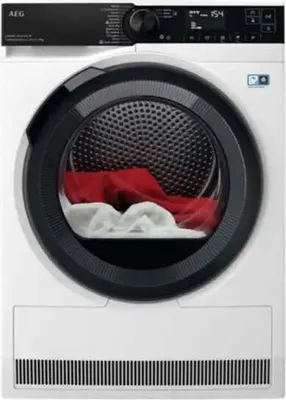 Obrázek produktu pro AEG TR939M6CE, Stojací, Přední plnění, Tepelné čerpadlo, Bílá, Otočné, Dotyk, Pravý