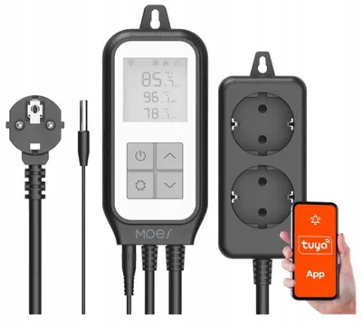 Produktbild von Moes Digitaler Thermostat mit LCD – Heizung, Kühlung, WiFi, Tuya