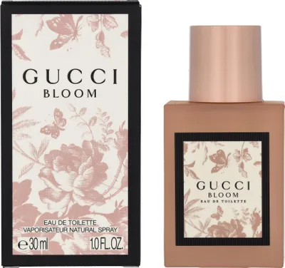Produktbild von Gucci Bloom, Frauen, 30 ml, Nicht nachfüllbare Flasche, Bergamotte, Zitrone, Mandarine, Neroli, Jasmin, Orangenblüte, Tuberose, Moschus, Sandelholz