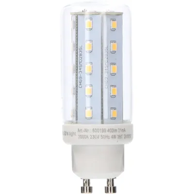 Produktbild von LED Leuchtmittel T30 Röhre 4W GU10 Corn 3000K warmweiß 360°