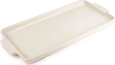Produktbild von Peugeot Saveurs Appolia Platte Servierplatte Häppchenteller Backform Häppchen Keramikplatte Keramik Ecru 40 cm 60701