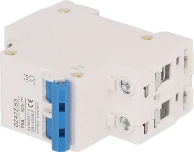 Obrázok produktu pre 2P Mini DC istič 4kA Icu 6kV Uimp Rýchle vypínanie Solárny PV systém Malý istič DC500V 25A