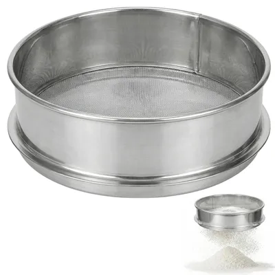 Mehlsieb 150 Mesh, Edelstahl, 20 cm, feinmaschig