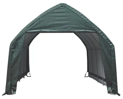 Produktbild von ShelterLogic Folien Zeltgarage Gerätehaus Grün 610x390x370 cm