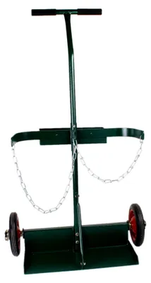 Produktbild von Transportwagen für 2 x 20 Liter technische Gasflaschen, zerlegbar, blau