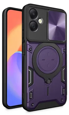 Produktbild von Techsuit CamGuard Pro Back Cover Hülle für Samsung Galaxy A06 - Lila