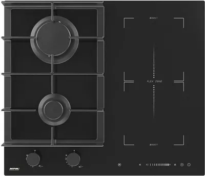 Image de MPM 60-IMG-22 - Gas-induction cooktop black