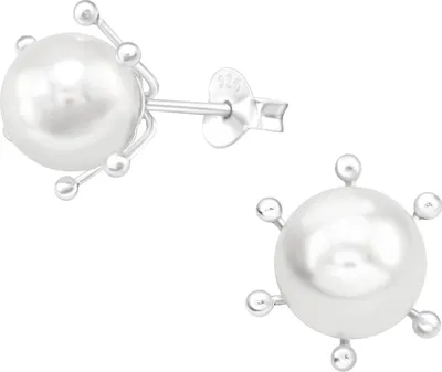 Produktbild von Ohrstecker 925 Sterling Silber mit Perle