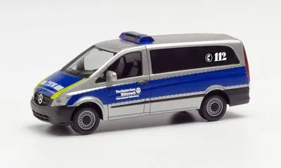 Produktbild von Herpa 096140 - 1/87 Mercedes-Benz Vito Bus „THW Dillenburg“ - Neu