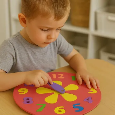Produktbild von Lernuhr Lernstunden Lernspielzeug für Kinder im Vorschulalter
