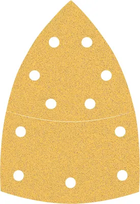 Image de Bosch 10x Expert C470 Papier abrasif à 11 trous pour ponceuses Multi 102 x 62 mm 93 mm G 80 - 2608900887