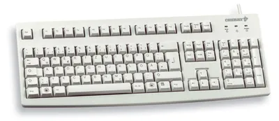 Produktbild von CHERRY G83-6105 - Tastatur - USB - Deutsch/Kyrillisch - Hellgrau