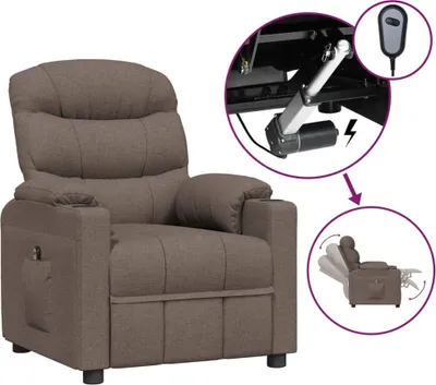 Obrázek produktu pro vidaXL Relaxační křeslo Electric Taupe Fabric