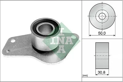 Produktbild von INA 532 0238 10 Umlenkrolle Zahnriemen für RENAULT CLIO II (BB0/1/2, CB0/1/2) KANGOO (KC0/1) KANGOO Express (FC0/1) MEGANE I (BA0/1) CLIO I