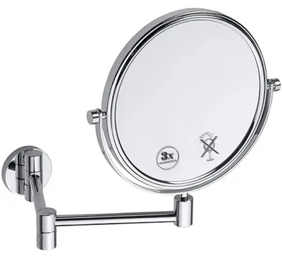 Image de Miroir cosmétique Bemeta Omega 238 x 255 x 465 mm à suspendre, chromé