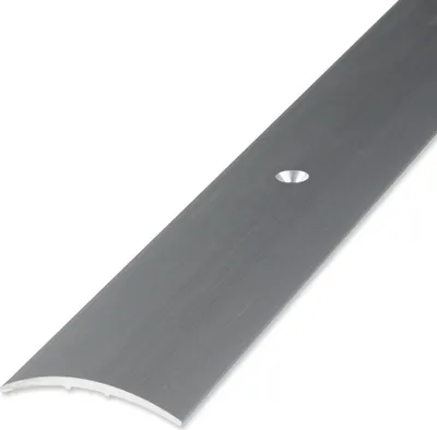 Produktbild von PROVISTON | Übergangsprofil | Aluminium eloxiert | Silber | Breite 28 mm | Höhe 1.5 mm | Länge 1000 mm | Gebohrt | Übergangsschiene | Übergangsleiste | Bodenprofil | Abdeckleiste | 1 Stück