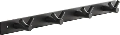 Produktbild von SOTECH Blackline CORA V Hakenleiste 345 mm mit 4 Haken schwarz pulverbeschichtet