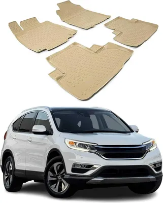 Image de 2012-2017 Tapis de sol Honda CR-V TPE Beige 4 pièces