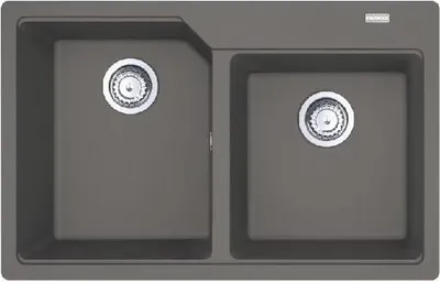 Produktbild von Franke Urban - Fragranit Küchenspüle UBG 620-78, 780x500 mm, grauer Stein 114.0700.119
