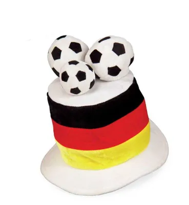 Produktbild von Fußballhut "FAN" Deutschland, Fahne, Fußball, Plüschhut