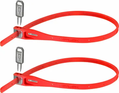 Zdjęcie produktu dla Hiplok Z Lok Twin Pack Red Lina stalowa-Zamek