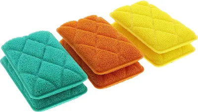 Produktbild von Coolinato Silkon Schwamm Set BUNT 6tlg.