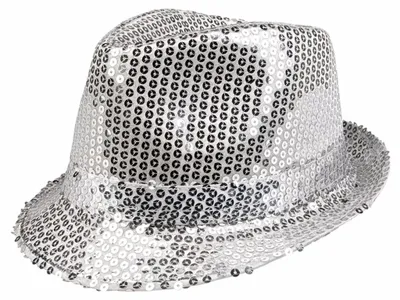 Produktbild von Boland Hut Popstar Pailletten Silber