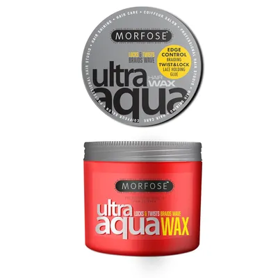 Produktbild von Morfose Ultra Aqua Haarwachs 500 ml – Starker Halt und Glänzendes Finish