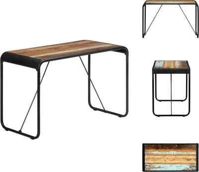 Produktbild von vidaXL Esstisch 118x60x76 cm Altholz Massiv -  Esstische