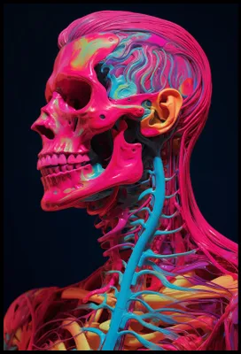 Produktbild von Plakat 68x101cm Anatomie der Farbe