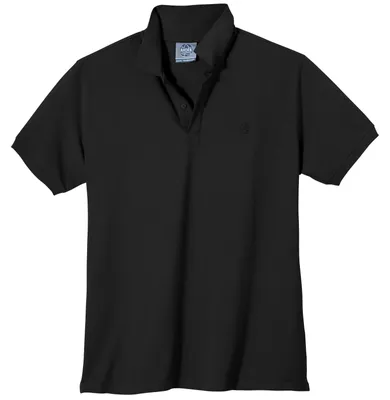 Produktbild von Ahorn Sportswear Basic Poloshirt Übergröße schwarz