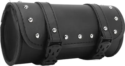 Immagine prodotto di Borsa porta attrezzi per moto in un unico pezzo, nera, 2 cinghie, chiusura con fibbia, impermeabile, resistente all'usura, multifunzionale, per moto, auto elettriche
