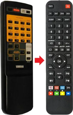 Produktbild von Fernbedienung passend für YAMAHA DSPE580 | VR11270