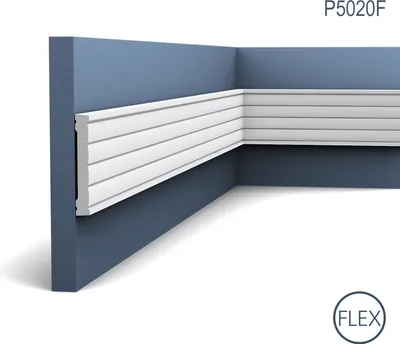 Produktbild von Friesleiste Stuck Orac Decor P5020F LUXXUS flexible Wandleiste Zierleiste Stuck Einrichtungs Profil Zierleiste Wand 2 Meter