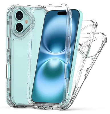 Produktbild von Für Apple iPhone 17 TPU / Acryl Hybrid Handy Schutz Hülle Cover Transparent