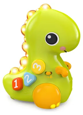 Productafbeelding van BRIGHT STARTS Speelgoed: Muziekdoos met licht en beweging, dinosaurus, geschikt voor kinderen vanaf 6 maanden