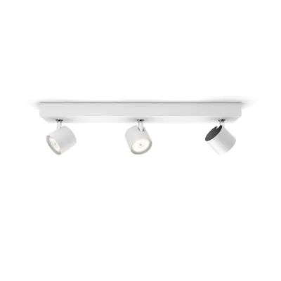 Produktbild von Philips WarmGlow LED Star Decken-/Wandspot, 3x, Strahler Oberflächenbeleuchtung, Nicht austauschbare(s) Leuchtmittel, 3 Glühbirne(n), LED, 13,5 W, 2700 K