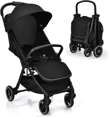 Productafbeelding van Kinderbuggy - Reisbuggy - Onderweg - Inklapbaar - 6.8 kg - Zwart