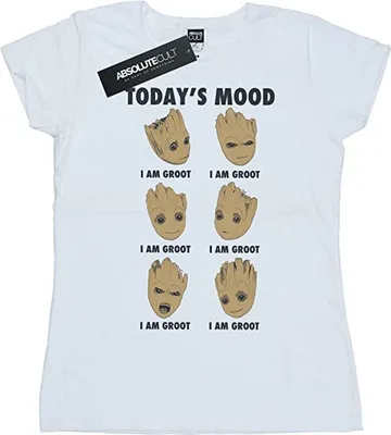 Obrázek produktu pro Guardians Of The Galaxy - "Today´s Mood" Tričko pro ženy BI1620 (XXL) (Weiß)
