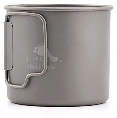 Produktbild von Famanu Titanium Becher 375ml - Ultraleicht für Camping und Wandern