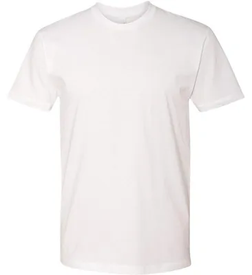 Image de Next Level Apparel - T-shirt pour hommes/femmes unie, col rond LT4314 (M) (blanc)