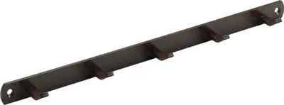 Produktbild von Hettich Garderobenleiste 5 Haken 34,0 x 2,0 x 3,0 cm braun