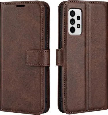 Produktbild von Samsung Galaxy A33 Hülle - Coverup Deluxe Klapphülle - Dunkelbraun