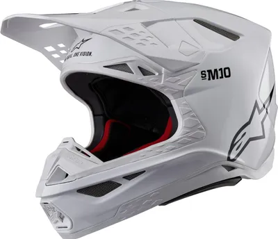 Immagine prodotto di casco SUPERTECH S-M10 SOLID, ALPINESTARS (bianco, taglia S)