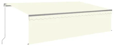 Produktbild von vidaXL Markise Manuell Einziehbar mit Rollo 5x3 m Creme