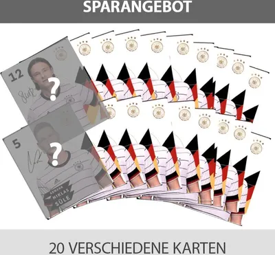 Zdjęcie produktu dla Karty kolekcjonerskie EM 2020 REWE - 20 różnych kart