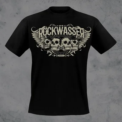 Produktbild von Rockwasser - Totenkopf, T-Shirt