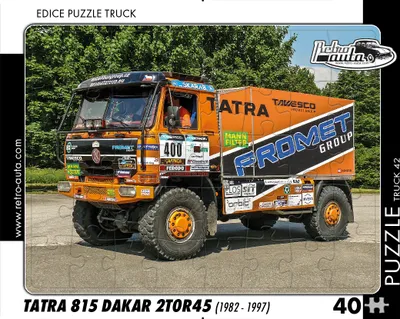 Obrázok produktu pre Puzzle TRUCK 42 - Tatra 815 Dakar 2T0R45 (1982 - 1997) - 40 dielikov