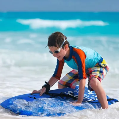 Obrázek produktu pro Bodyboard lehké plážové plavecké prkno pro děti a dospělé 106 cm modré